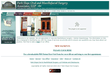 Tablet Screenshot of parkslopeoralsurgery.com